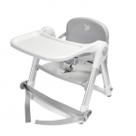 Apramo Flippa Classic 摺疊兒童餐椅 (銀灰色)